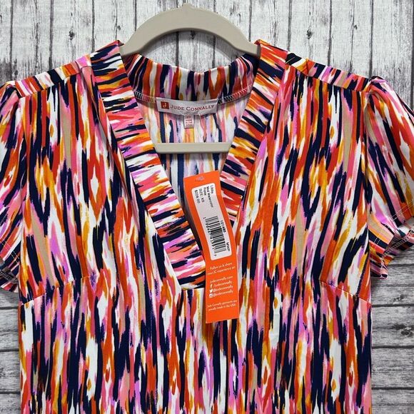 Jude Connally Libby Dress Poppy - Picture 3 of 8